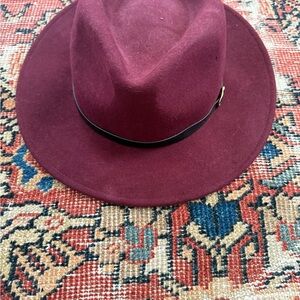 Burgundy Wool Hat bought in Paris